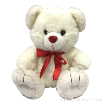 Peluche ourson rouge